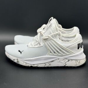 Puma running athletic shoes Marble White trainers 
Ladies size 7